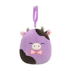 М'яка іграшка на кліпсі SQUISHMALLOWS – КОРІВКА ОЛЕКСІ (9 cm) (SQCP00463)
