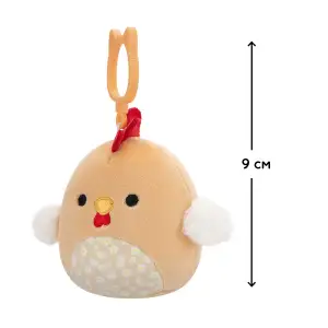 Мягкая игрушка на клипсе SQUISHMALLOWS – ПЕТУШОК РУТИ (9 cm) (SQCP00465)