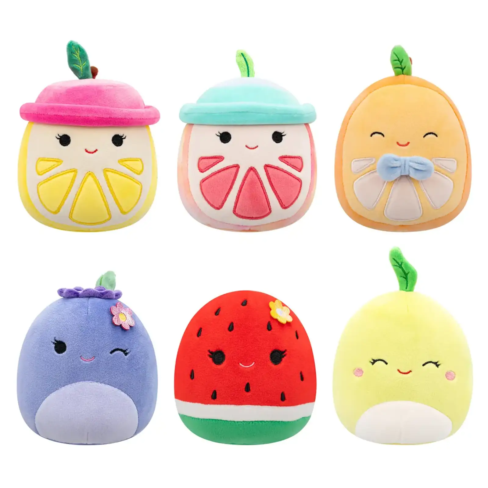 М'яка іграшка-сюрприз SQUISHMALLOWS – ВЕСЕЛІ ФРУКТИКИ (13 cм) (SQCR07568)