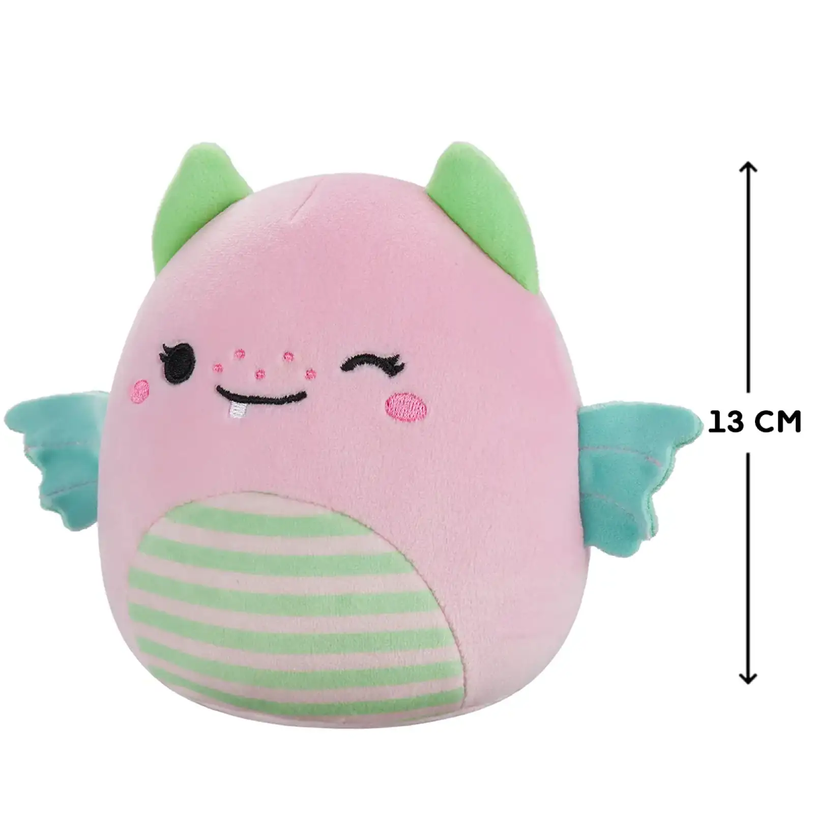 М'яка іграшка SQUISHMALLOWS - РОЖЕВИЙ ДИНО (13 cm) (SQER01180)