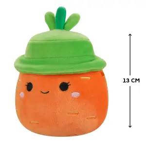 М'яка іграшка SQUISHMALLOWS - МОРКВИНКА КАРОЛІНА В КАПЕЛЮСІ (13 cm) (SQER01182)