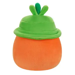 М'яка іграшка SQUISHMALLOWS - МОРКВИНКА КАРОЛІНА В КАПЕЛЮСІ (13 cm) (SQER01182)