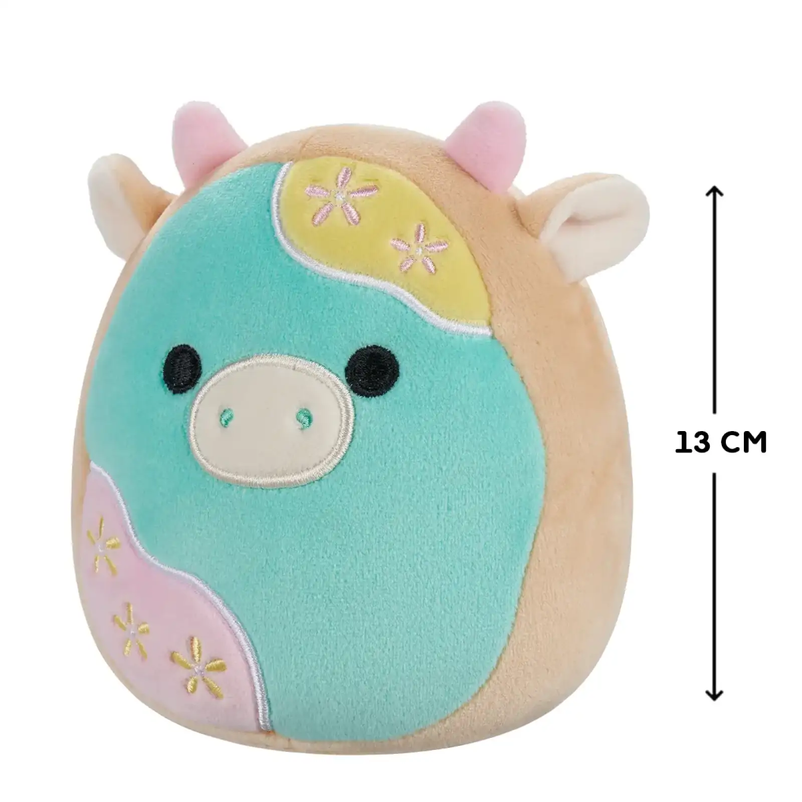 М'яка іграшка SQUISHMALLOWS - ПАСТЕЛЬНА КОРІВКА (13 cm) (SQER01183)