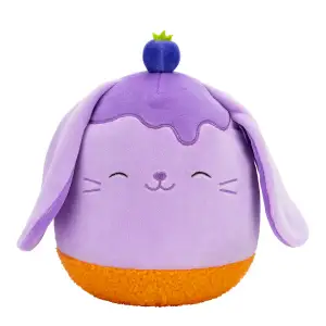 М'яка іграшка SQUISHMALLOWS - ЧОРНИЧНИЙ КРОЛИК (19 cm) (SQER01208)