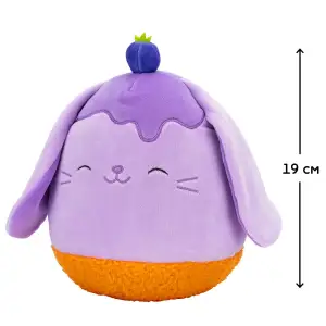 Мягкая игрушка SQUISHMALLOWS - ЧЕРНИЧНЫЙ КРОЛИК (19 cm) (SQER01208)