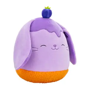 Мягкая игрушка SQUISHMALLOWS - ЧЕРНИЧНЫЙ КРОЛИК (19 cm) (SQER01208)