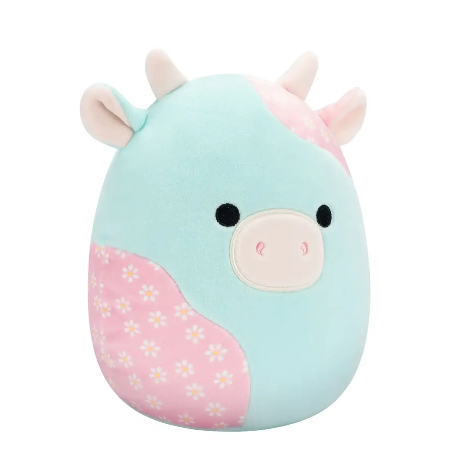 М'яка іграшка SQUISHMALLOWS - М'ЯТНА ПАСТЕЛЬНА КОРІВКА (19 cm) (SQER01209)