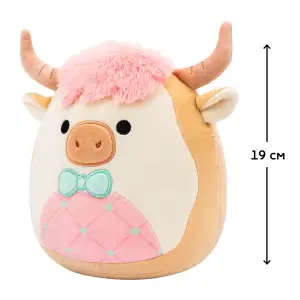 М'яка іграшка SQUISHMALLOWS - КОРІВКА САМСОН (19 cm) (SQER01229)