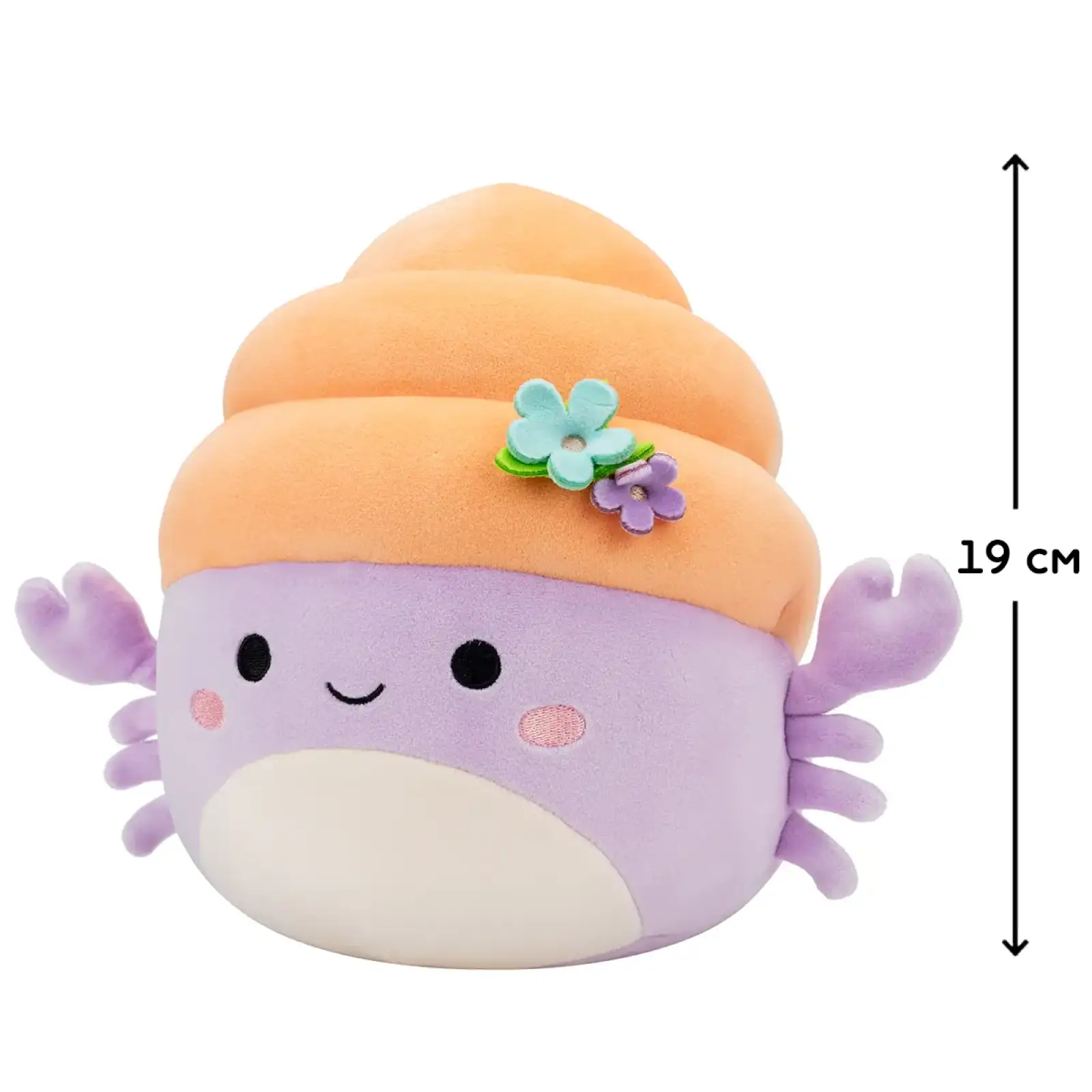 М'яка іграшка SQUISHMALLOWS – КРАБ-САМІТНИК АРКО (19 cm) (SQER01232)