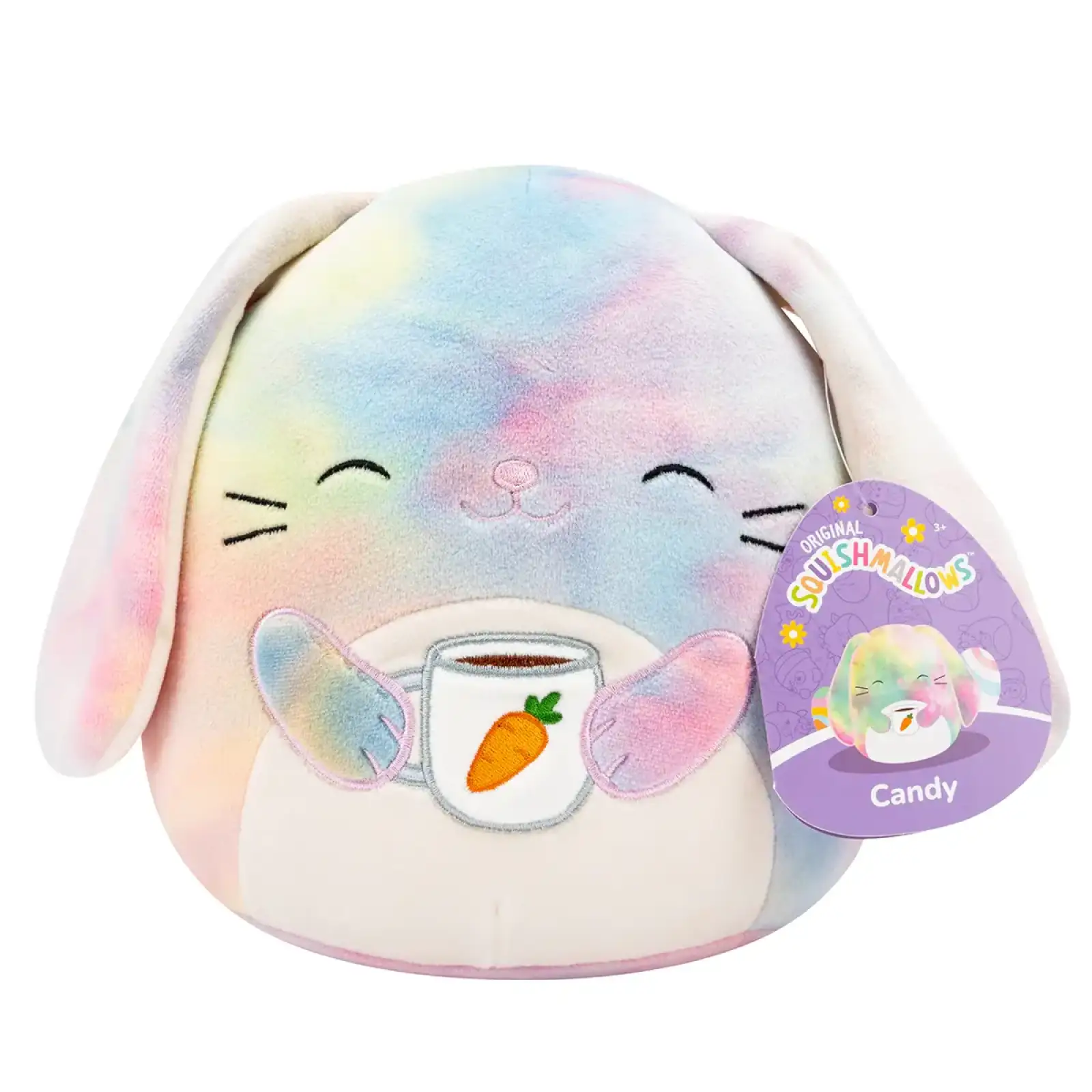 М'яка іграшка SQUISHMALLOWS – КРОЛИК КЕНДІ (19 cm) (SQER01233)
