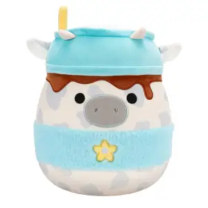 М'яка іграшка SQUISHMALLOWS – СІРА КОРІВКА (30 cm) (SQER01263)