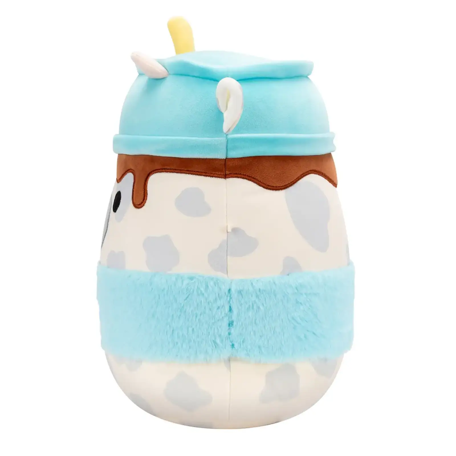 М'яка іграшка SQUISHMALLOWS – СІРА КОРІВКА (30 cm) (SQER01263)