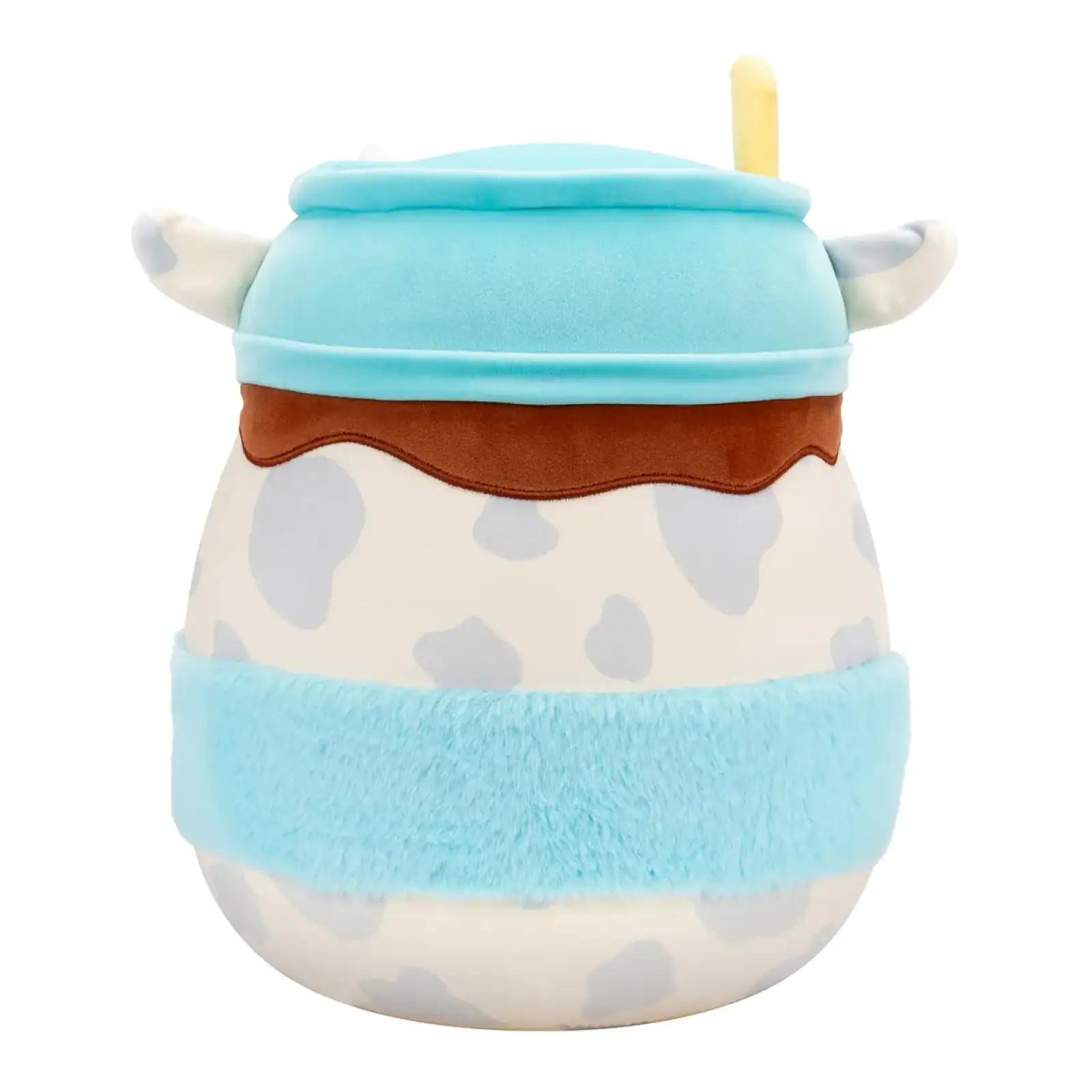 М'яка іграшка SQUISHMALLOWS – СІРА КОРІВКА (30 cm) (SQER01263)