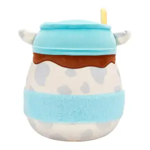 М'яка іграшка SQUISHMALLOWS – СІРА КОРІВКА (30 cm) (SQER01263)