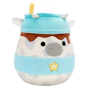М'яка іграшка SQUISHMALLOWS – СІРА КОРІВКА (30 cm) (SQER01263)