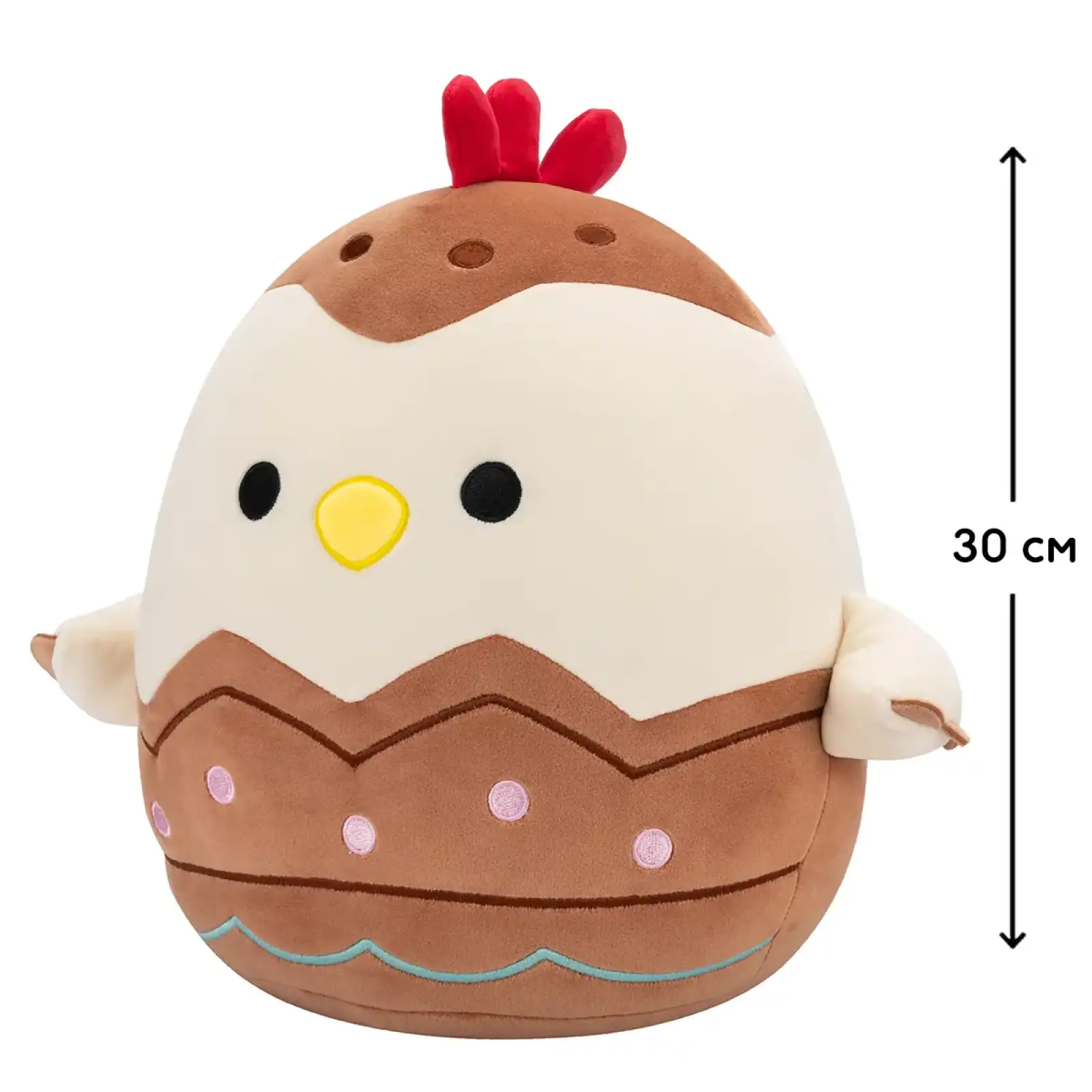 Мягкая игрушка SQUISHMALLOWS – ПЕТУШОК ТОД (30 cm) (SQER01264)