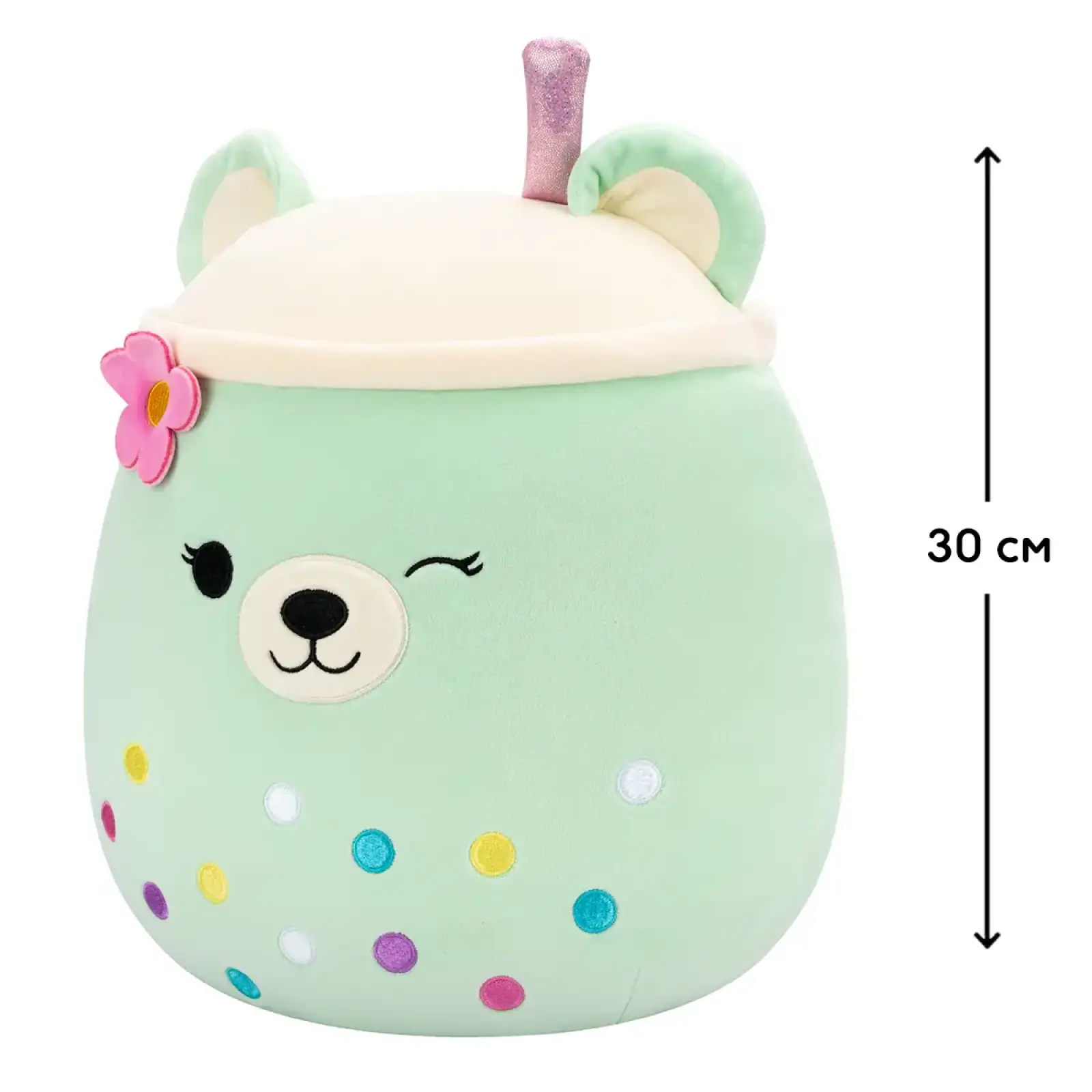 М'яка іграшка SQUISHMALLOWS – М'ЯТНИЙ ВЕДМІДЬ (30 cm) (SQER01266)