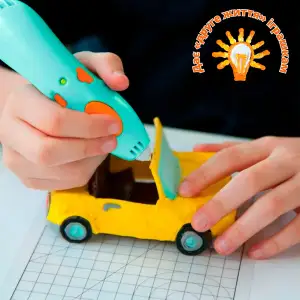 Набір стрижнів для 3D-ручки 3Doodler Start - МІКС (75 шт: помаранчевий, жовтий, зелений) (3DS-ECO-MIX2-75)