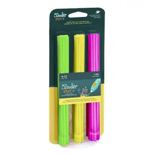 Набор стержней для 3D-ручки 3Doodler Start – МИКС (75 шт: зеленый, желтый, розовый) (3DS-ECO-MIX4-75)