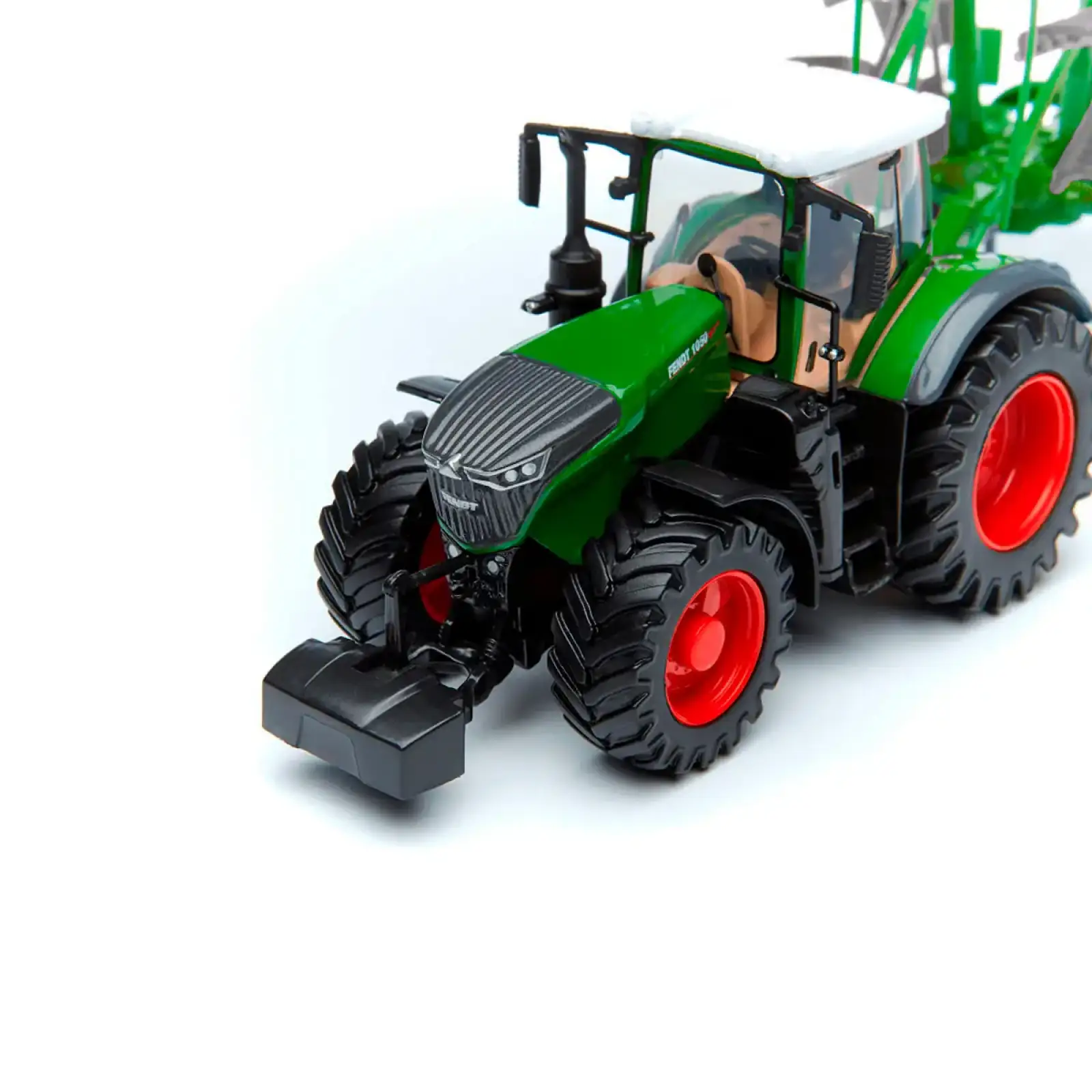 Модель - ТРАКТОР FENDT 1050 VARIO з роторними валковими граблями (10 cm) Bburago (18-31665)