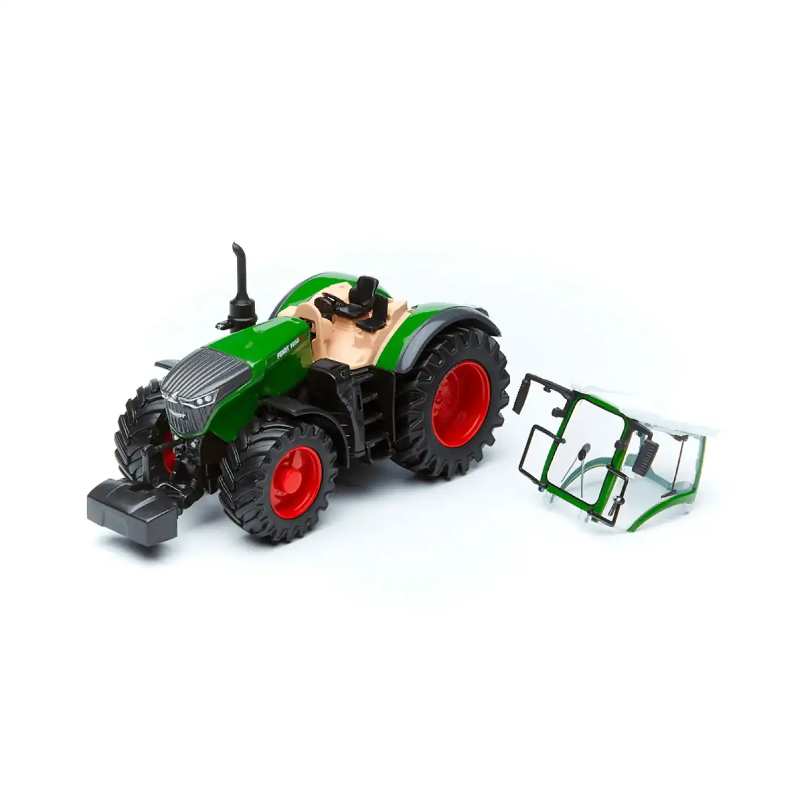 Модель - ТРАКТОР FENDT 1050 VARIO з роторними валковими граблями (10 cm) Bburago (18-31665)