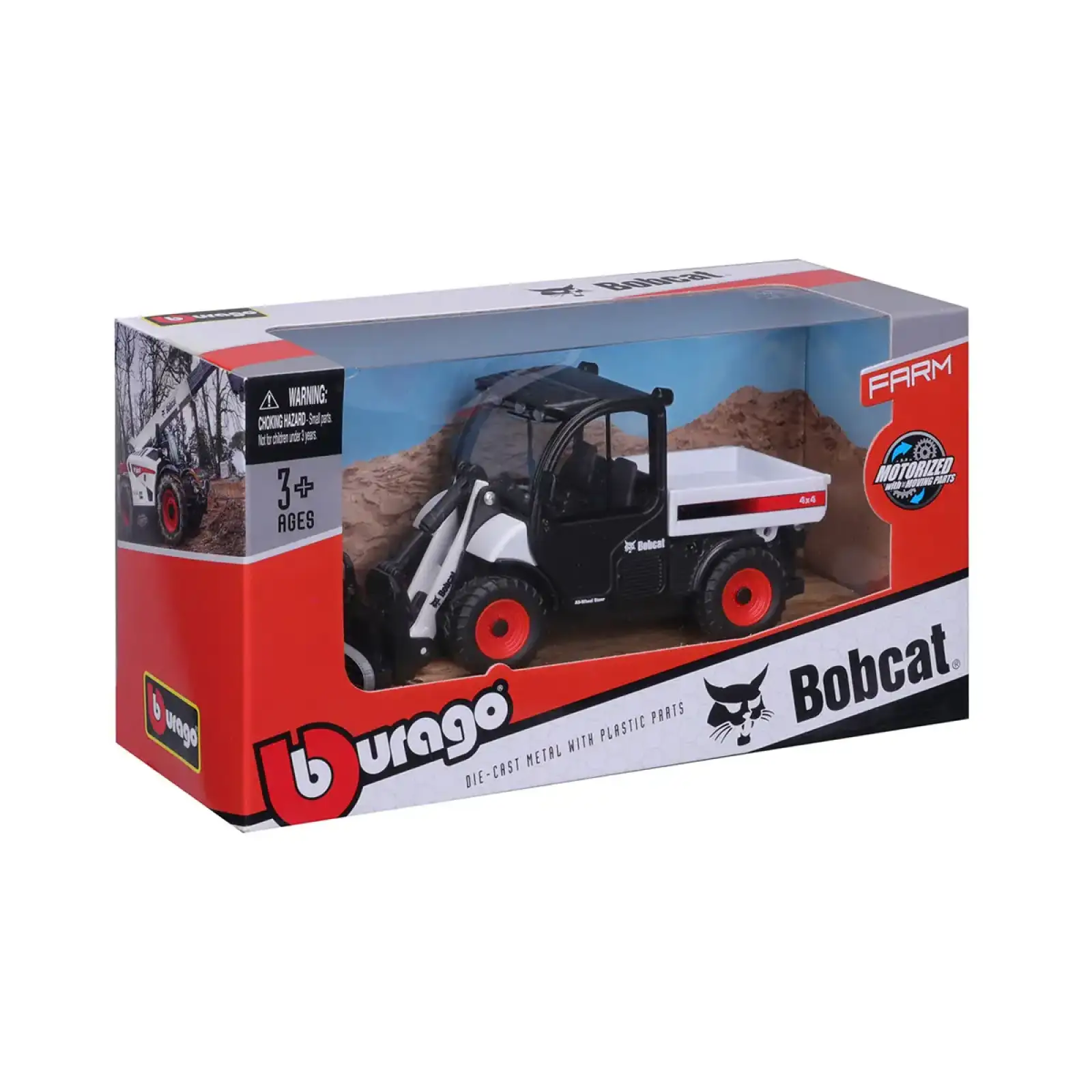 Модель - ПОГРУЗЧИК BOBCAT TOOLCAT 5600 (10 cm) Bburago (18-31806)