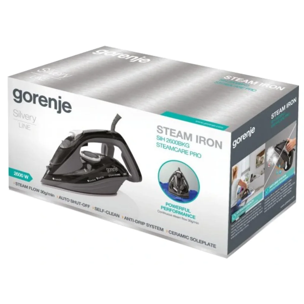 Праска з подачею пари Gorenje SIH2600BKG UA
