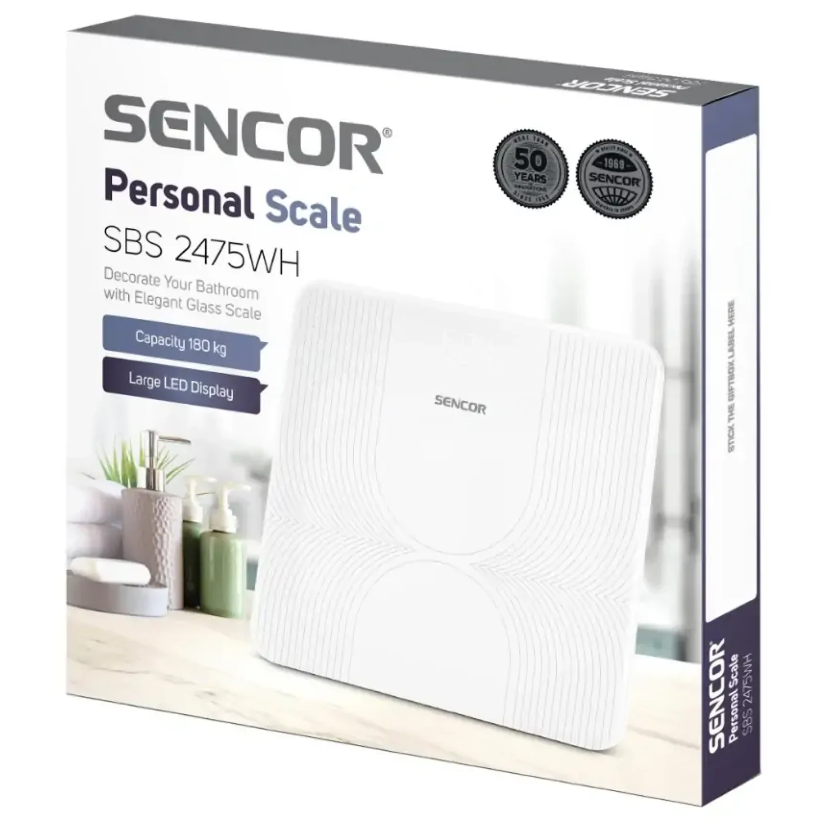 Ваги напольні SENCOR SBS 2475WH UA