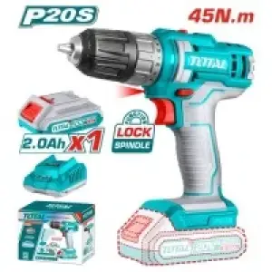 Шуруповерт TOTAL TDLI200518 20В, Li-Ion, 1акк. UA