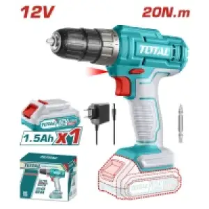 Шуруповерт TOTAL TDLI1218 12В, Li-Ion, 1ак. UA
