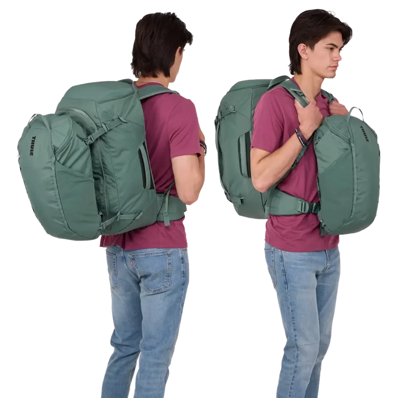Рюкзак Thule Landmark Travel Pack 60L TLPM-260 Hazy Green UA