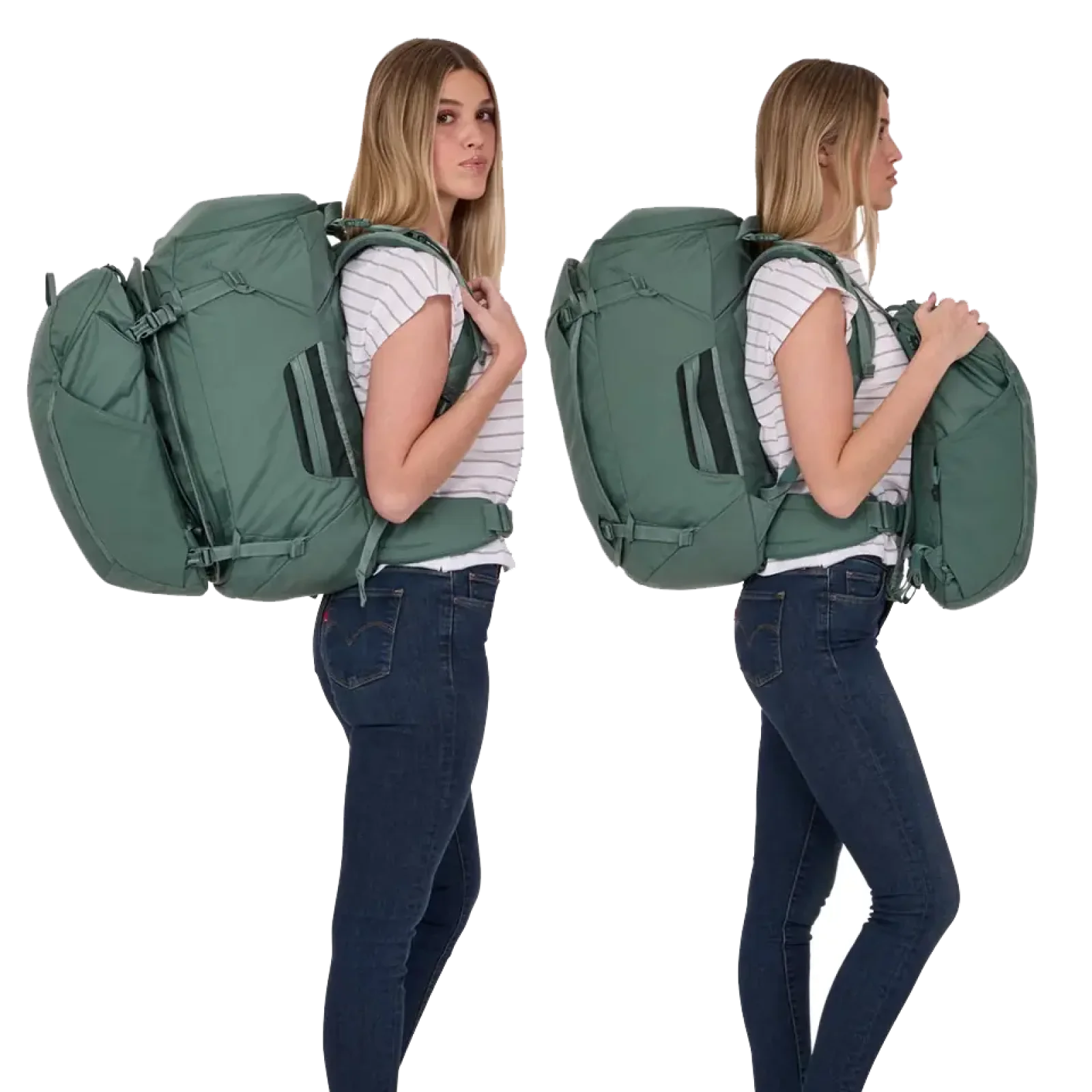 Рюкзак Thule Landmark Travel Pack 60L TLPF-260 Woman Hazy Green UA