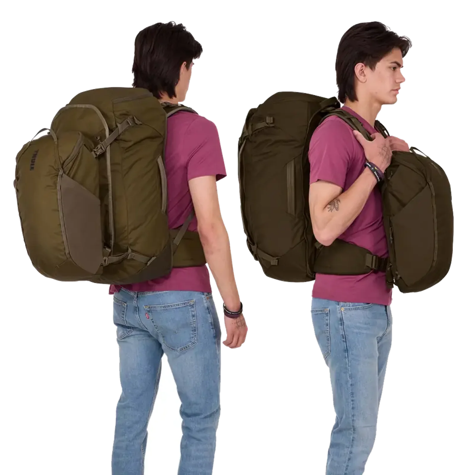 Рюкзак Thule Landmark Travel Pack 70L TLPM-270 Deep Khaki UA