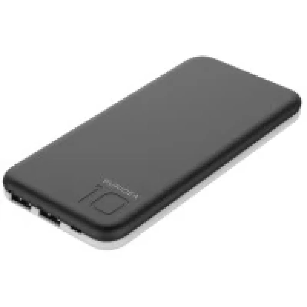Зовнішній акумулятор PURIDEA S2 10000mAh Li-Pol Rubber Black White UA