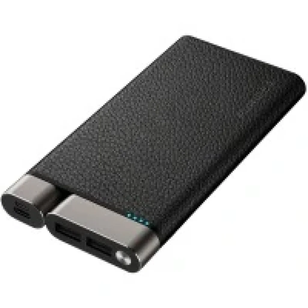 Зовнішній акумулятор PURIDEA X01 10000mAh Li-Pol +TYPE-C Leather Чорний UA