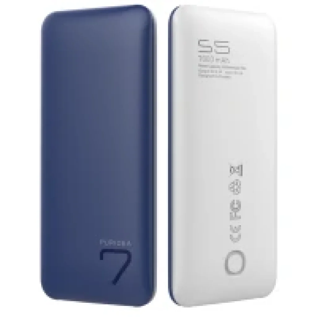 Зовнішній акумулятор PURIDEA S5 7000mAh Li-Pol Синій/Білий UA