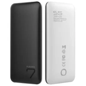 Зовнішній акумулятор PURIDEA S5 7000mAh Li-Pol Чорний/Білий UA