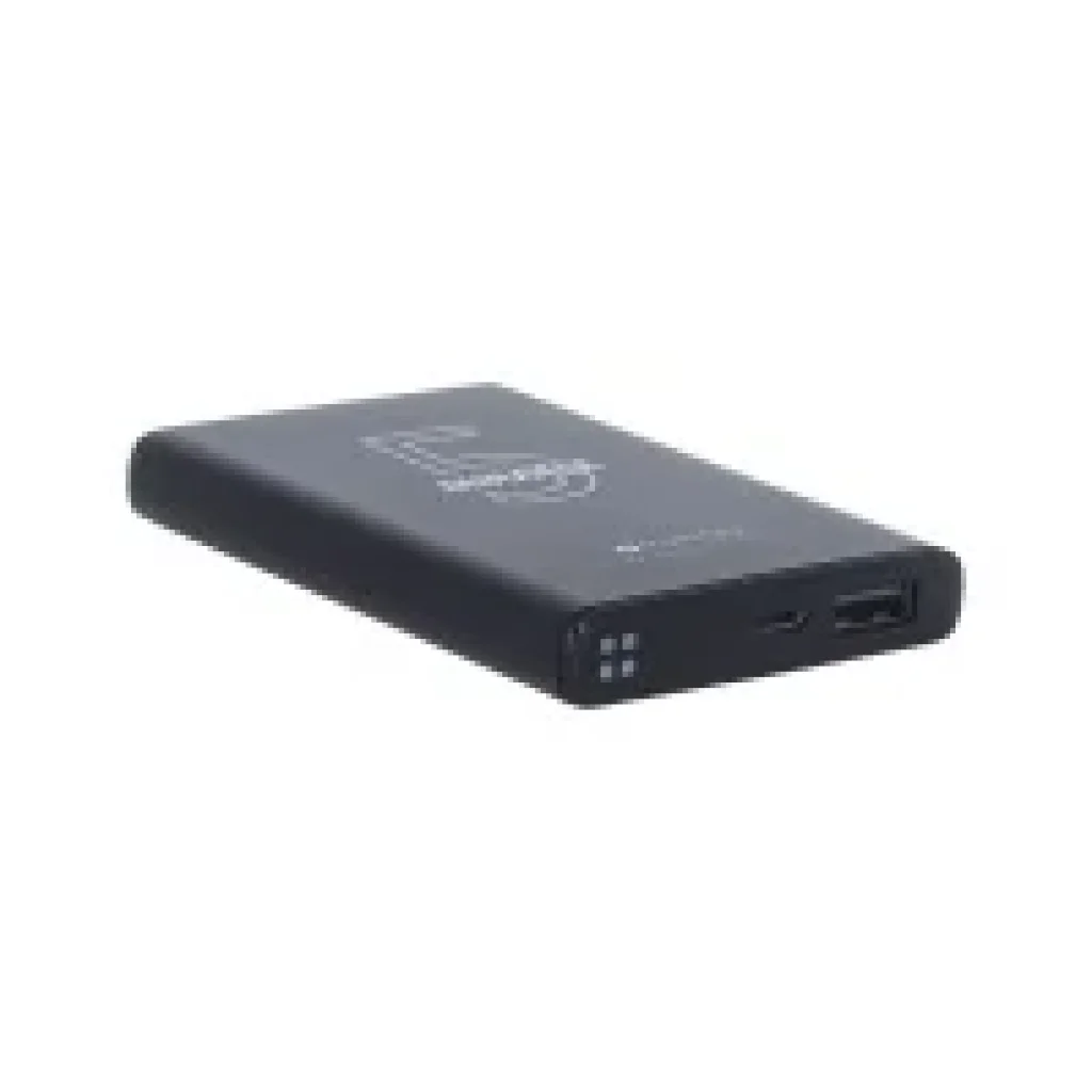 Зовнішній акумулятор PURIDEA S12 5000mAh Li-Pol Чорний UA