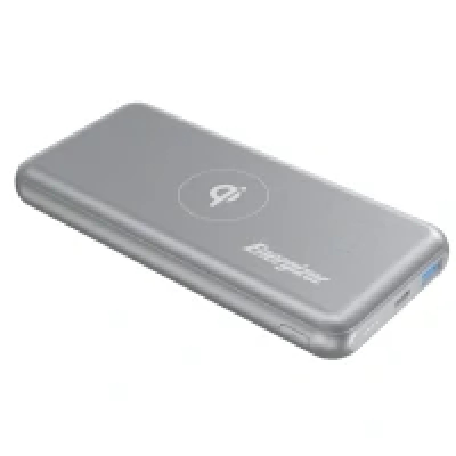 Зовнішній акумулятор ENERGIZER QE10007PQ-10000mAh Qi wireless TYPE-C PD (Сірий) UA