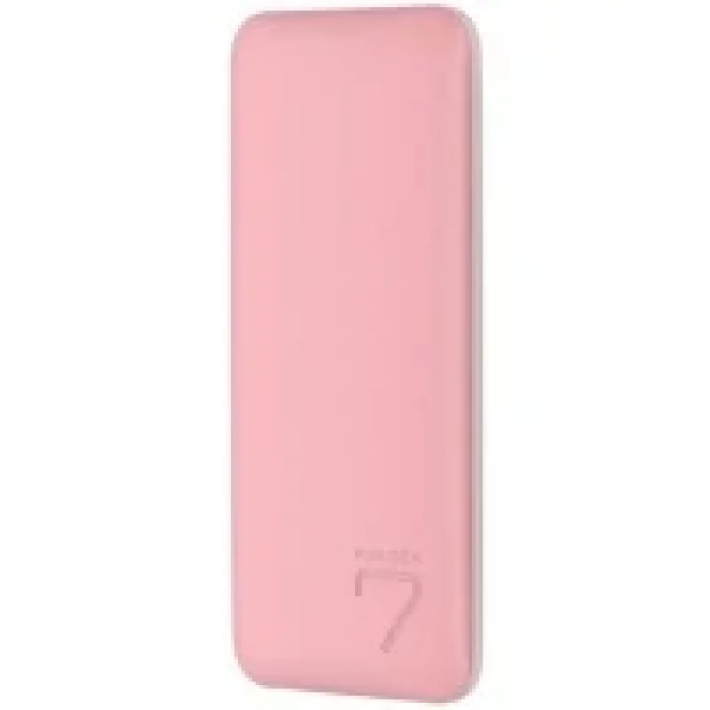 Зовнішній акумулятор PURIDEA S5 7000mAh Li-Pol Rubber Pink White UA