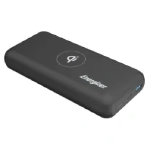 Зовнішній акумулятор ENERGIZER QE20007PQ-20000mAh Qi wireless TYPE-C PD (Сірий) UA