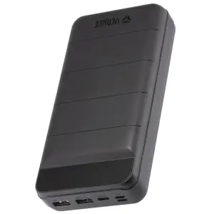 Зовнішній акумулятор YENKEE YPB 3010-30000 mAh Li-pol+TYPE-C Black