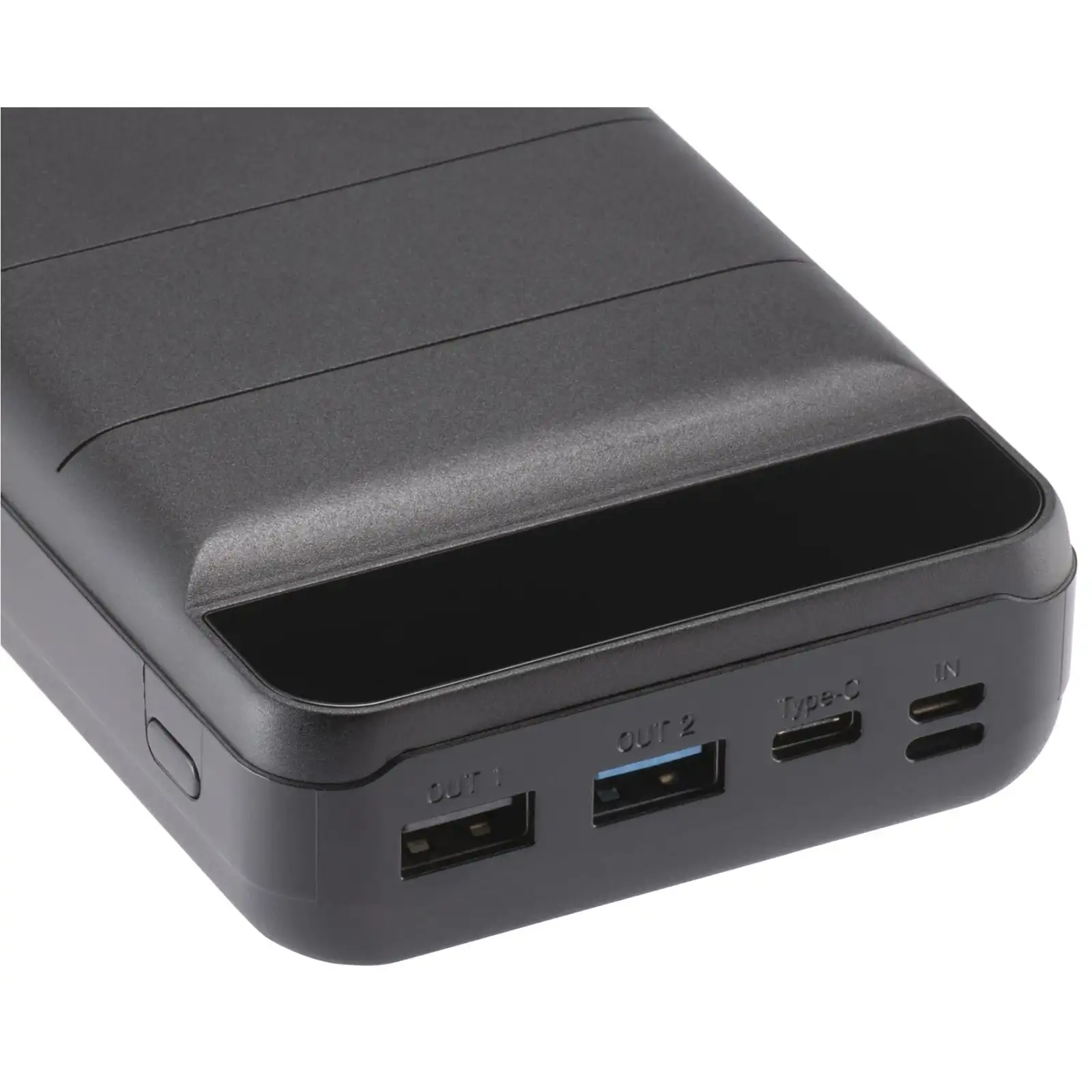 Зовнішній акумулятор YENKEE YPB 3010-30000 mAh Li-pol+TYPE-C Black