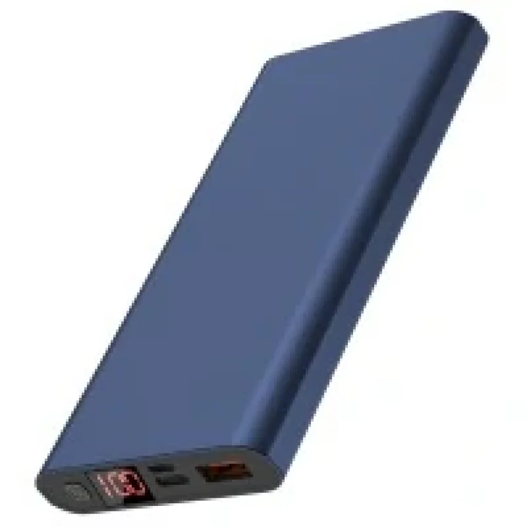 Зовнішній акумулятор BYZ W6 10000 mAh TYPE-C (Темно-синій) UA