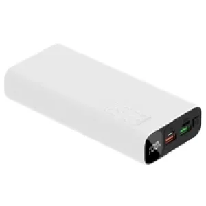 Зовнішній акумулятор BYZ W27 20000 mAh TYPE-C PD (Білий) UA