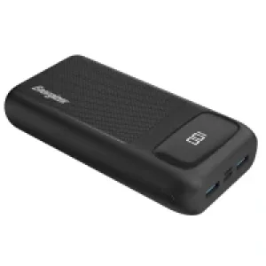 Зовнішній акумулятор ENERGIZER UE20063PQ 20000 mAh Li-pol+TYPE-C PD Black UA