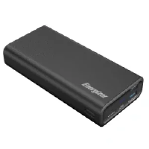 Зовнішній акумулятор ENERGIZER UE20012PQ 20000 mAh Li-pol+TYPE-C PD Black UA