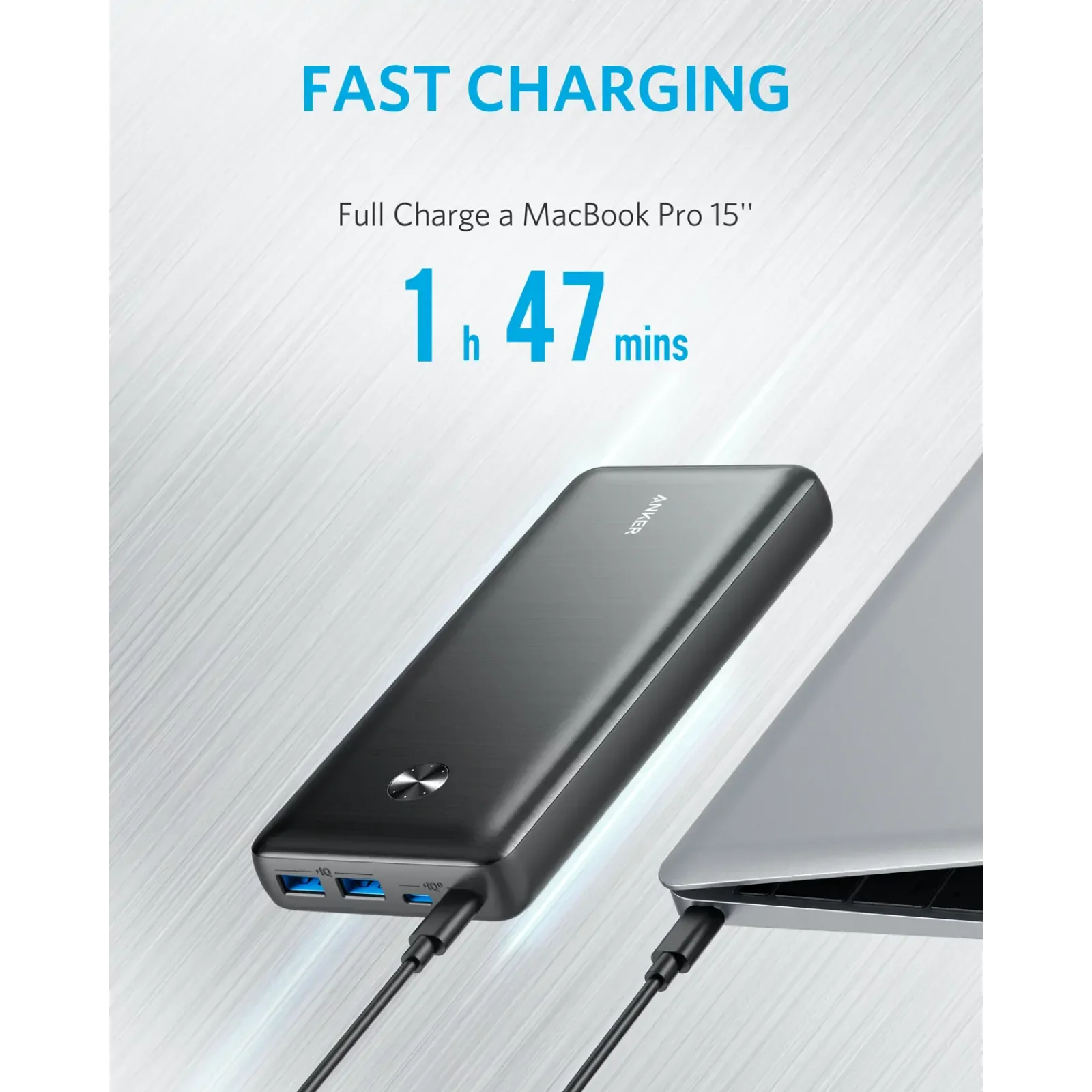 Зовнішній акумулятор ANKER PowerCore III Elite 25600 mAh 87W Black UA