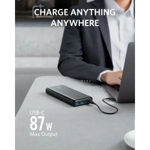Зовнішній акумулятор ANKER PowerCore III Elite 25600 mAh 87W (Чорний) UA