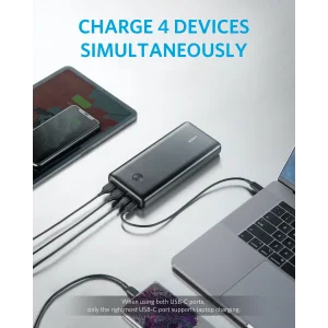 Зовнішній акумулятор ANKER PowerCore III Elite 25600 mAh 87W (Чорний) UA